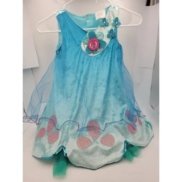 princess poppy trolls dress Poppy Troll Costume For Little Girls | Poppy Troll Dress | Poppy Troll Halloween Girl Costume